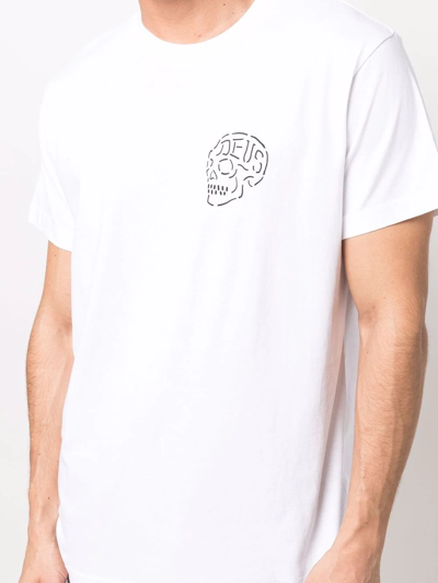 Deus Ex Machina Venice Skull-print Short-sleeve T-shirt In Weiss