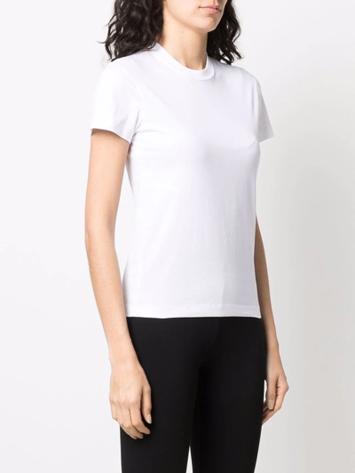 Shop Bite Studios Short-sleeve Cotton T-shirt In Weiss