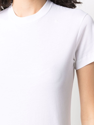 Shop Bite Studios Short-sleeve Cotton T-shirt In Weiss