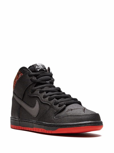 Shop Nike X Spot Sb Dunk High Premium Sneakers "gasparilla" In Schwarz