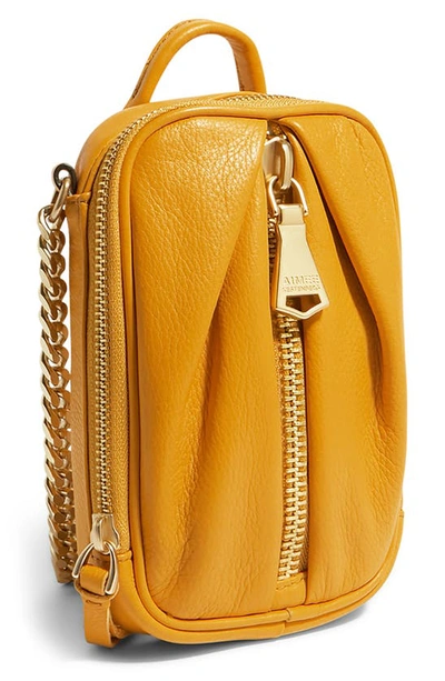 Shop Aimee Kestenberg Tamitha Phone Crossbody Bag In Golden Root