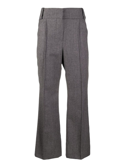 Shop Fendi Women's Trousers -  - In Grey M