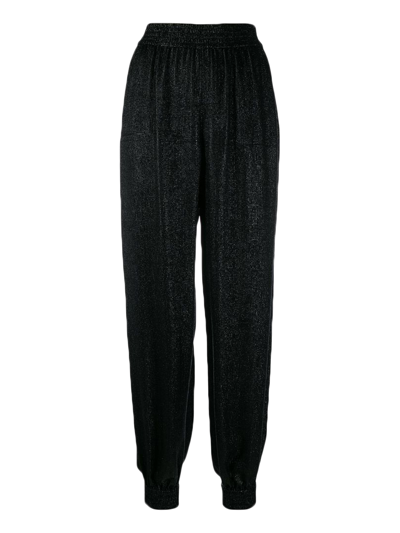 Shop Saint Laurent Women's Trousers -  - In Black Synthetic Fibers