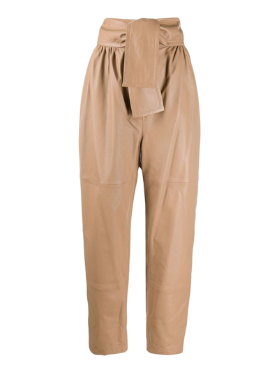 Shop Zimmermann Women's Trousers -  - In Pink Leather