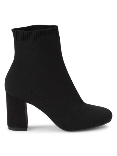 Shop Mia Women's Erica Sock Booties In Black