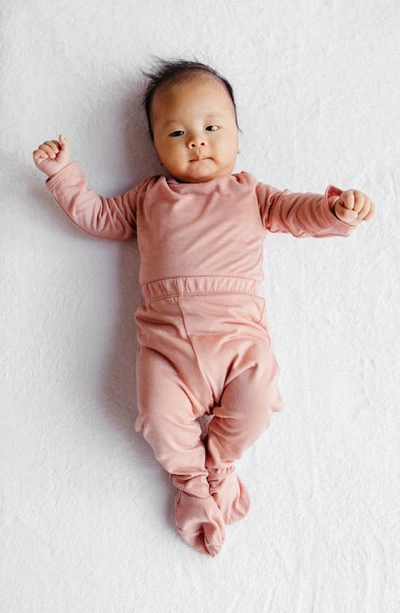 Shop Solly Baby Rose Quartz Fitted Two-piece Pajamas