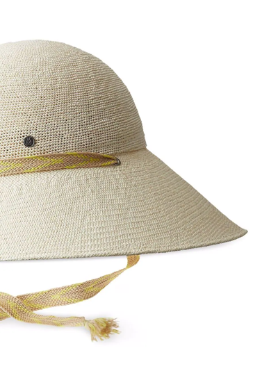Shop Maison Michel Julianne Bucket Hat In Neutrals