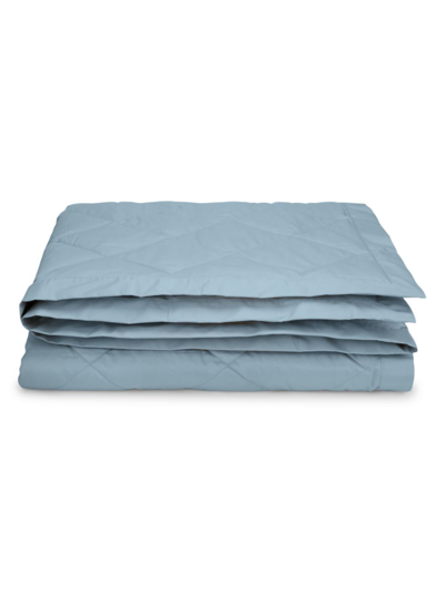 Shop Scandia Home Diamond Quilted Down Blanket In Rain