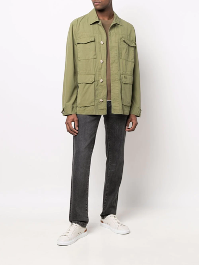 Woolrich Cargo-pocket Field Jacket In Grün