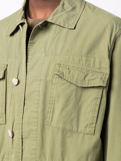 Woolrich Cargo-pocket Field Jacket In Grün