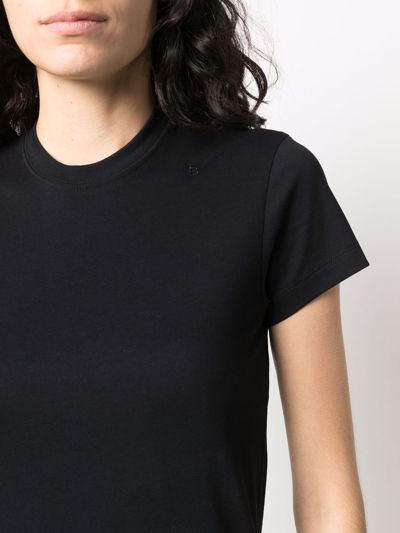 Shop Bite Studios Short-sleeve Cotton T-shirt In Schwarz