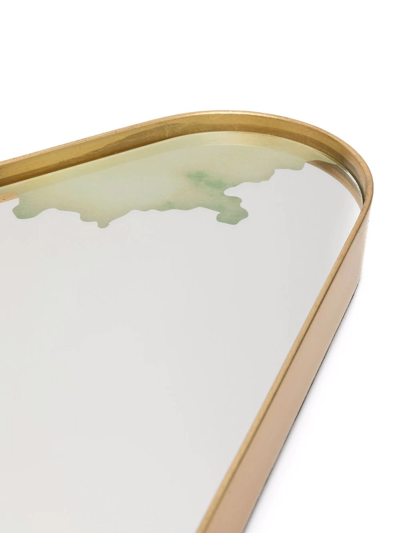 Seletti Sea Girl Framed Mirror In Gold
