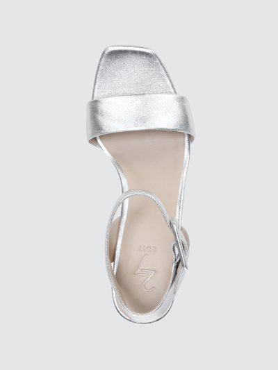 Shop 27 Edit Naturalizer Jaselle Platform Sandal In Silver