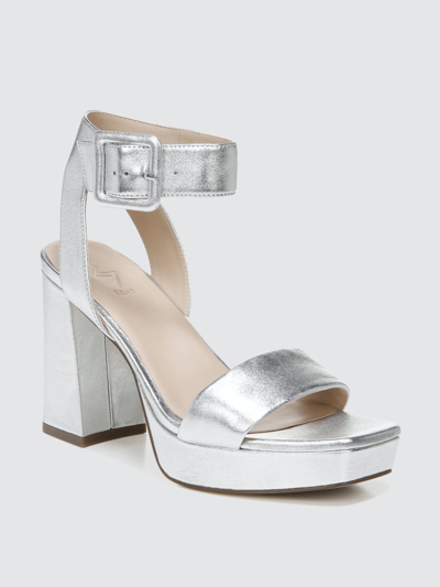 Shop 27 Edit Naturalizer Jaselle Platform Sandal In Silver