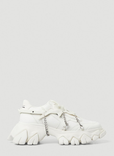 Shop Rombaut X Angel Chen Boccachen Harness Sneakers In White
