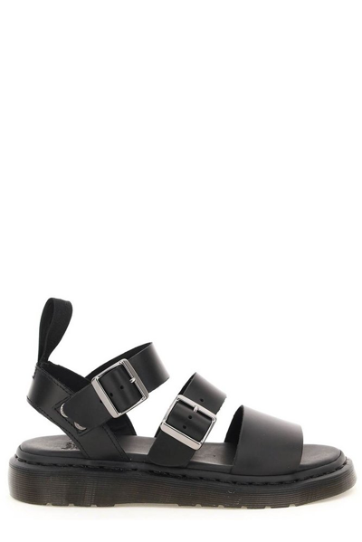 Shop Dr. Martens Gryphon Brando Gladiator Sandals In Black