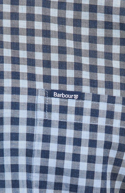 Barbour Merryton Tailored Fit Check Button-down Shirt In Blue