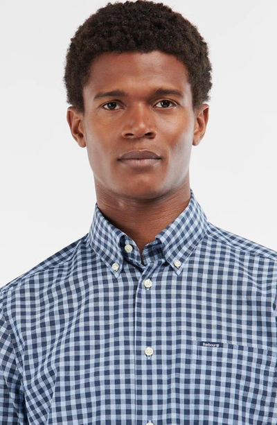 Barbour Merryton Tailored Fit Check Button-down Shirt In Blue