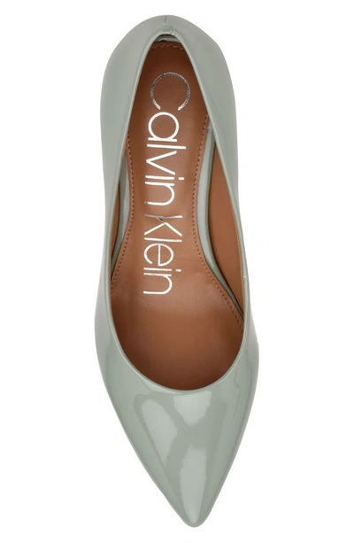 Calvin Klein Women's Gayle Pumps Women's Shoes In Pale Green | ModeSens