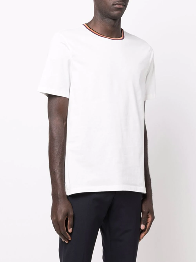 Paul Smith Cotton T-shirt In Weiss