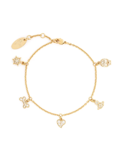Vivienne Westwood Gold Isabelitta Charm Bracelet