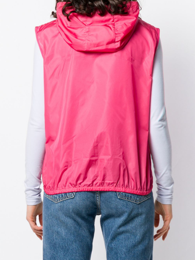 Shop Moncler Mexico Vest Jacket In Pink