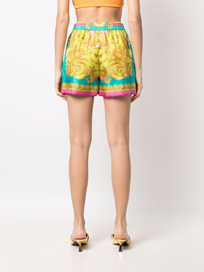 Shop Versace Shorts Clothing In Multicolour