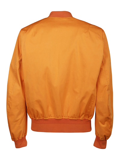 Shop Ten C Flight Jacket In Clementine