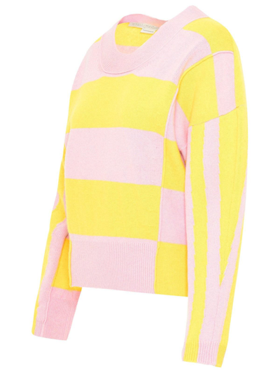 Shop Stella Mccartney Colorblock Crewneck Sweater In Multicolor