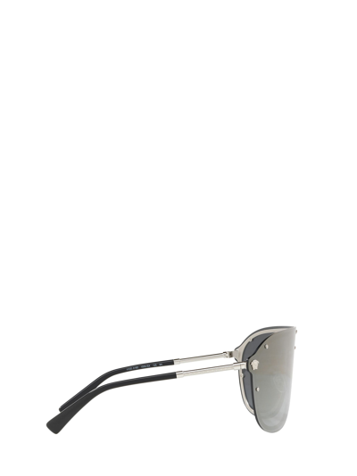 Shop Versace Eyewear Ve2180 Silver Sunglasses