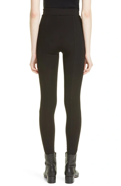 Rag & Bone Brigetta Seamed Leggings In Black