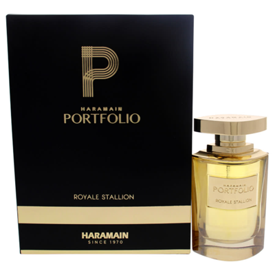 Shop Al Haramain Portfolio Royale Stallion By  For Men - 2.5 oz Edp Spray In Orange,purple