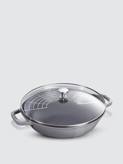 Shop Staub 4.5-qt Perfect Pan In Graphite Grey