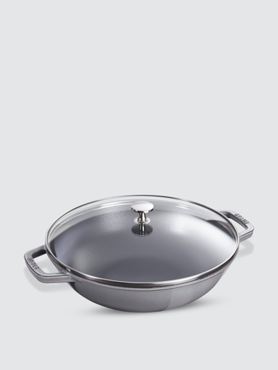 Shop Staub 4.5-qt Perfect Pan In Graphite Grey