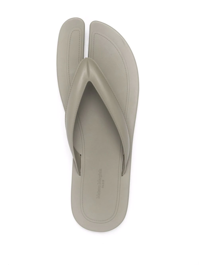 Shop Maison Margiela Tabi Flip-flops In Green