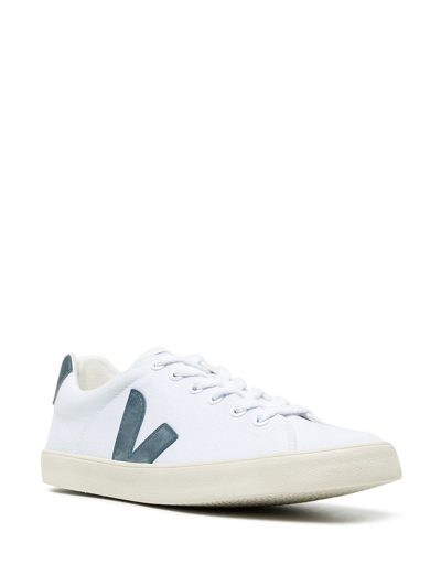 Shop Veja Esplar Low-top Sneakers In Blue