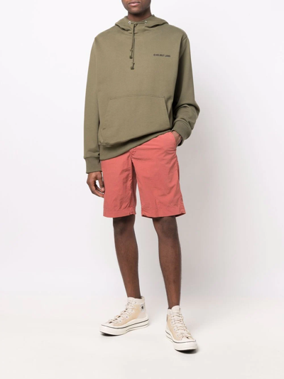 Incotex Knee-length Chino Shorts In Red