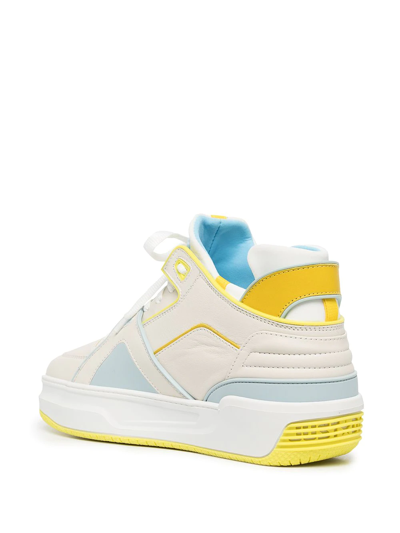 Shop Just Don Tennis Courtside Lace-up Sneakers In White