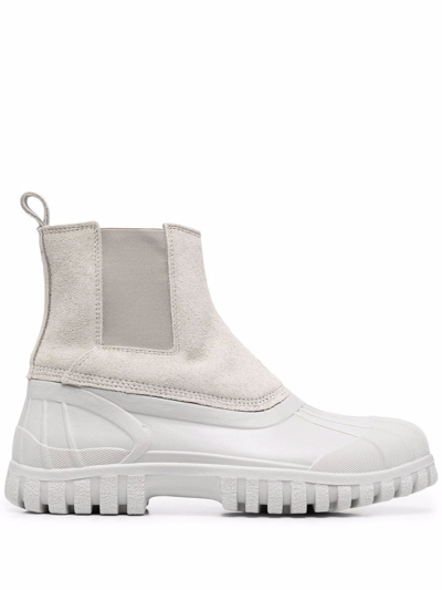 Shop Diemme Balbi Panelled Ankle Boots In Grau