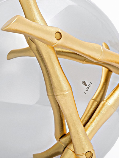 L'objet Bambou Medium Bowl In Metallic