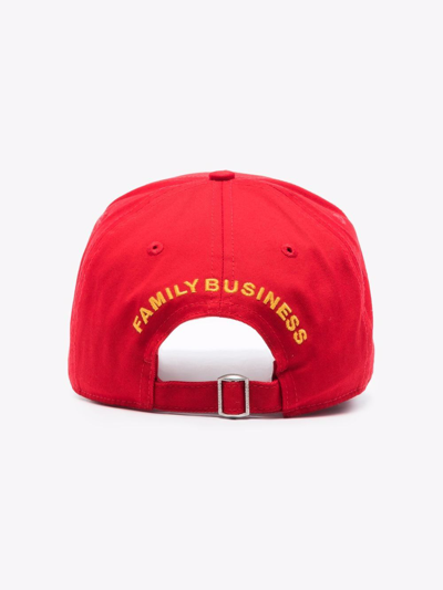Shop Dsquared2 Born In Canada Baseball Cap In Red