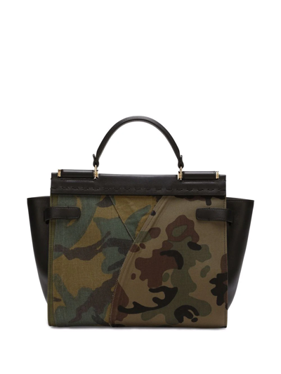 Dolce & Gabbana Sicily 62 Soft Top-handle Bag In Green