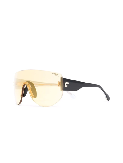 Shop Carrera Oversized Sunglasses In Yellow