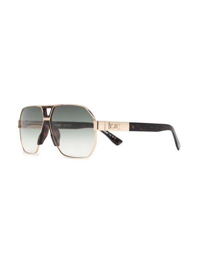 Dsquared2 Pilot-frame Sunglasses In Brown