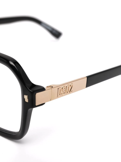 Dsquared2 Square-frame Glasses In Black