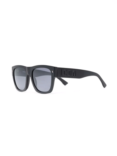 Shop Dsquared2 Square-frame Sunglasses In Black