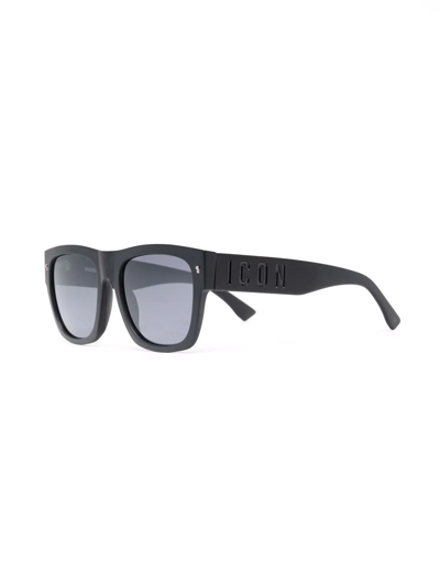 Dsquared2 Square-frame Sunglasses In Black