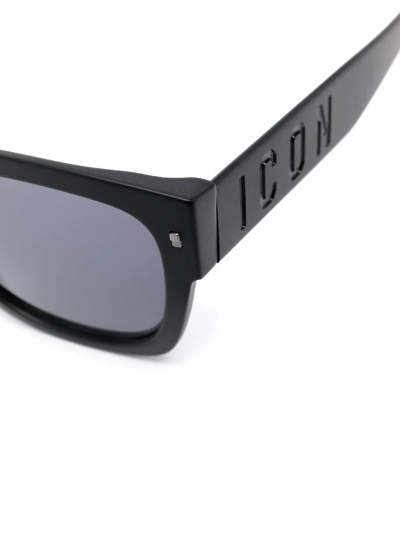Dsquared2 Square-frame Sunglasses In Black