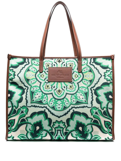 Totes bags Etro - Signature Paisley top zip tote bag - 0I0408010600