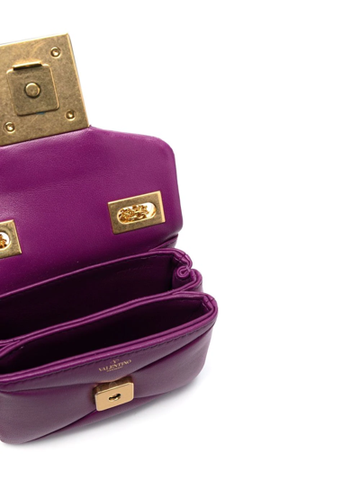 Shop Valentino One Stud Mini Bag In Violett